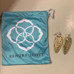 Gold Kendra Scott earrings